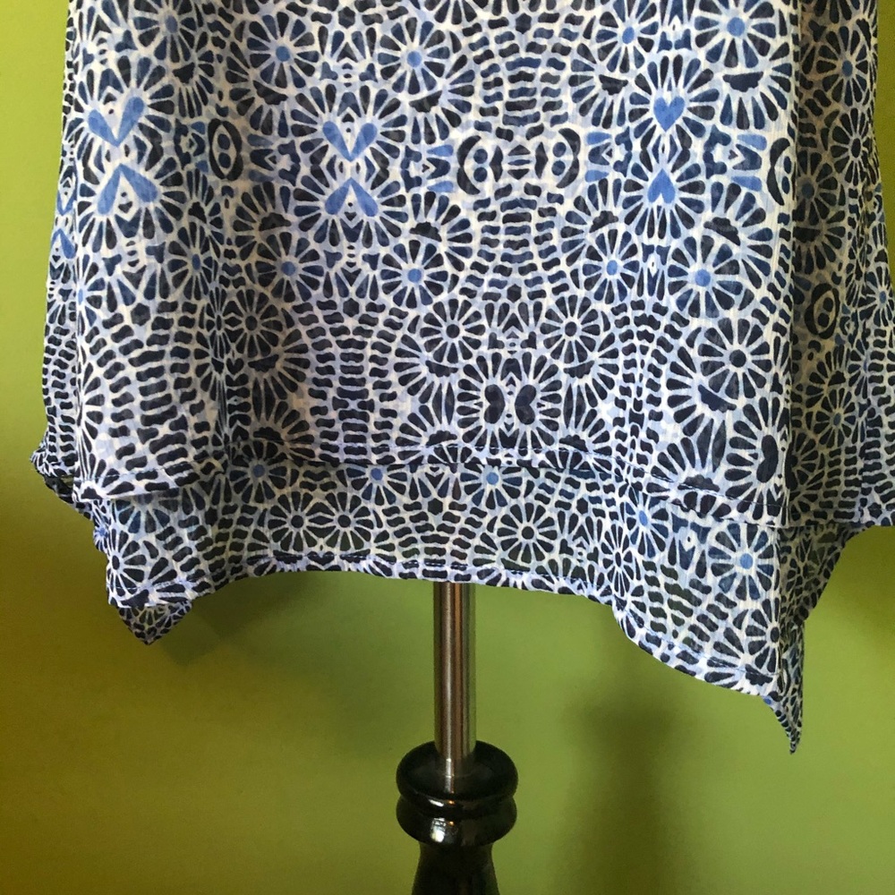 Fever sleeveless navy print tunic - Picture 5 of 7
